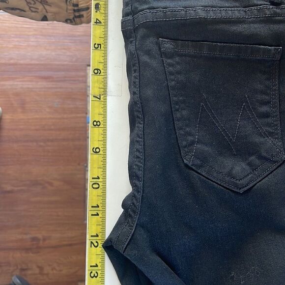 Mother Denim High Waisted Looker Ankle Fray Guilty Flash Jean Size 24 - Picture 6 of 10